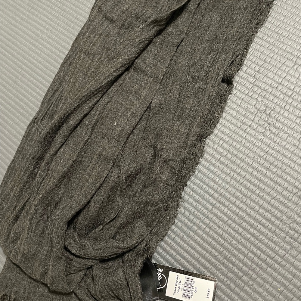 Grey Scarf Hard Rock Brand New